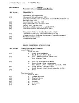 Accession 1987-014