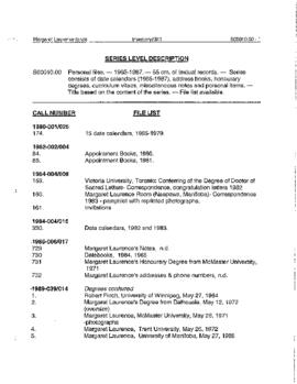 Personal files